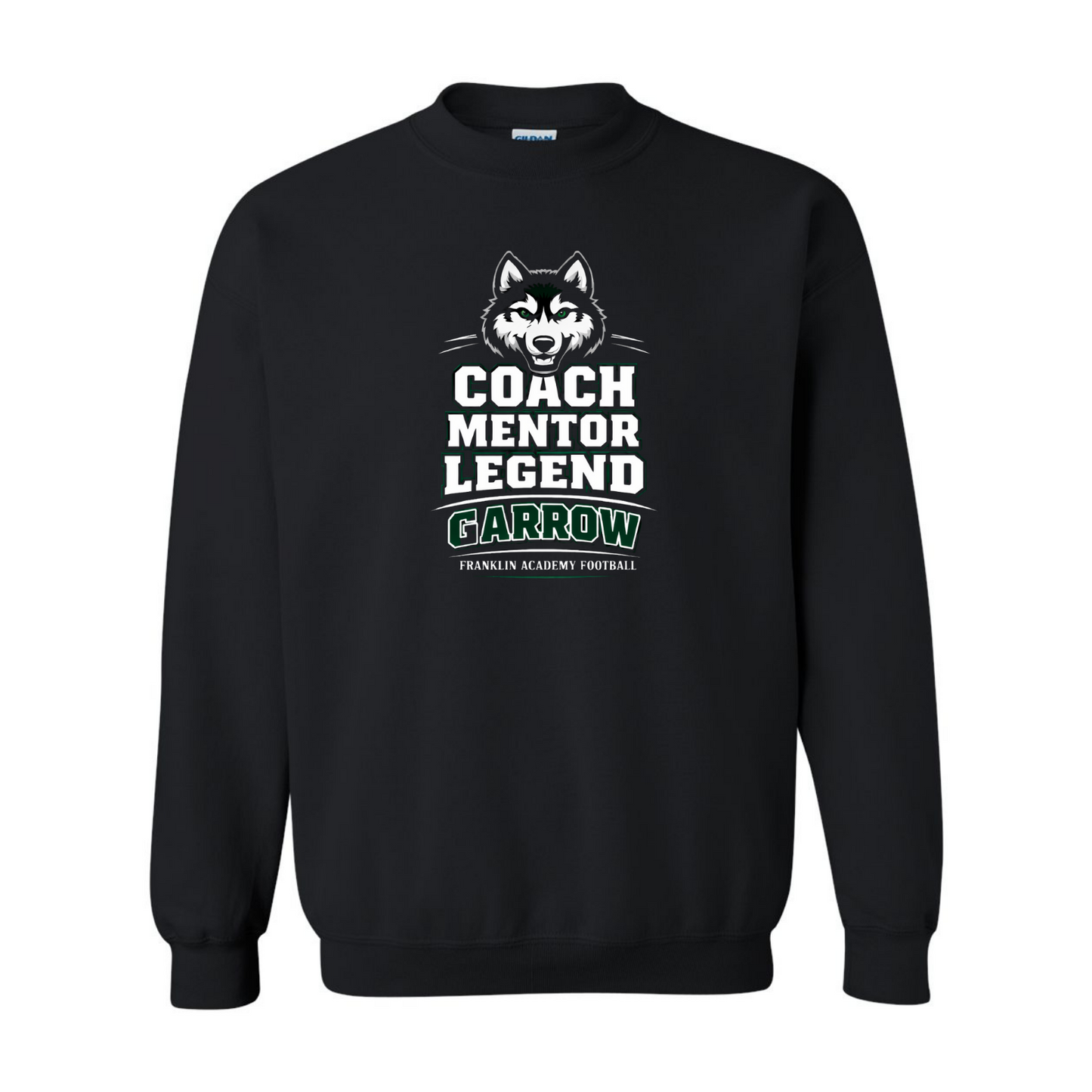 Coach Garrow Large Logo Gildan Heavy Blend™ 50/50 Fleece Crew