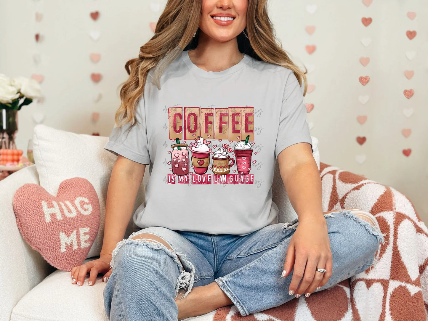 Coffee Is My Love Language Gildan Softstyle® T-Shirt Ice Grey