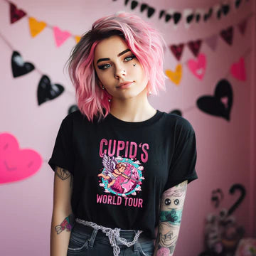 Cupids World Tour Gildan Softstyle® T-Shirt Black