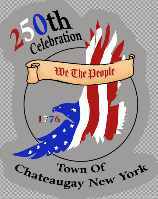 Town of Chateaugay 250th Celebration Die Cut Stickers