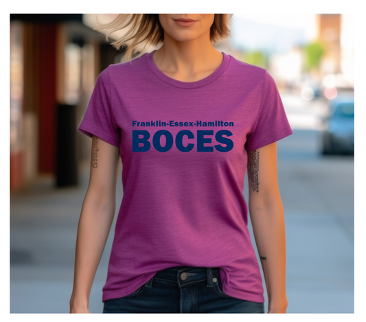 Gildan Softstyle® T-Shirt Heather Orchid FEH BOCES Blue