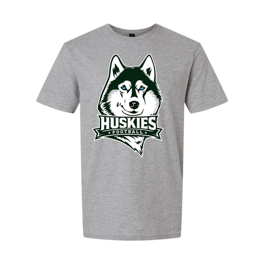 Huskies Football Gildan Softstyle® T-Shirt Sport Grey