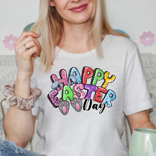 Happy Easter Day Gildan Softstyle® T-Shirt Sport White