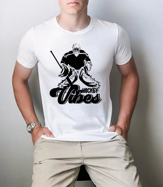 Hockey Vibes Gildan Softstyle® T-Shirt White