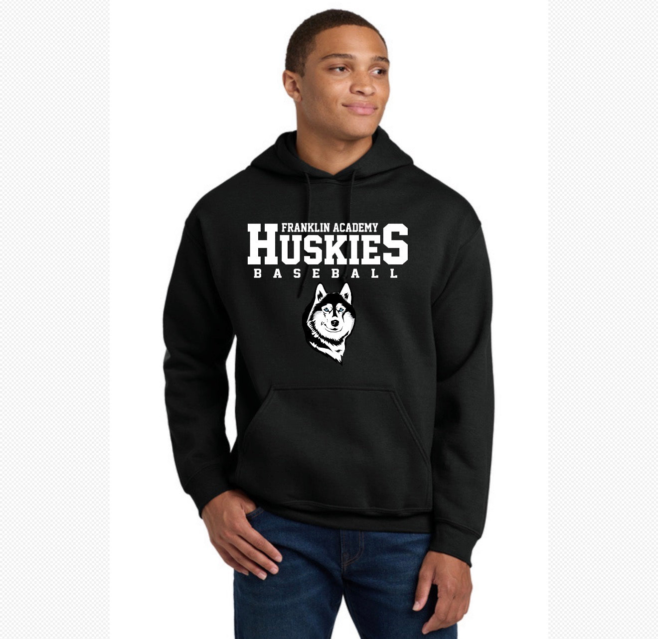 Huskies Baseball Gildan Unisex Heavy Blend™ Hooded Sweatshirt