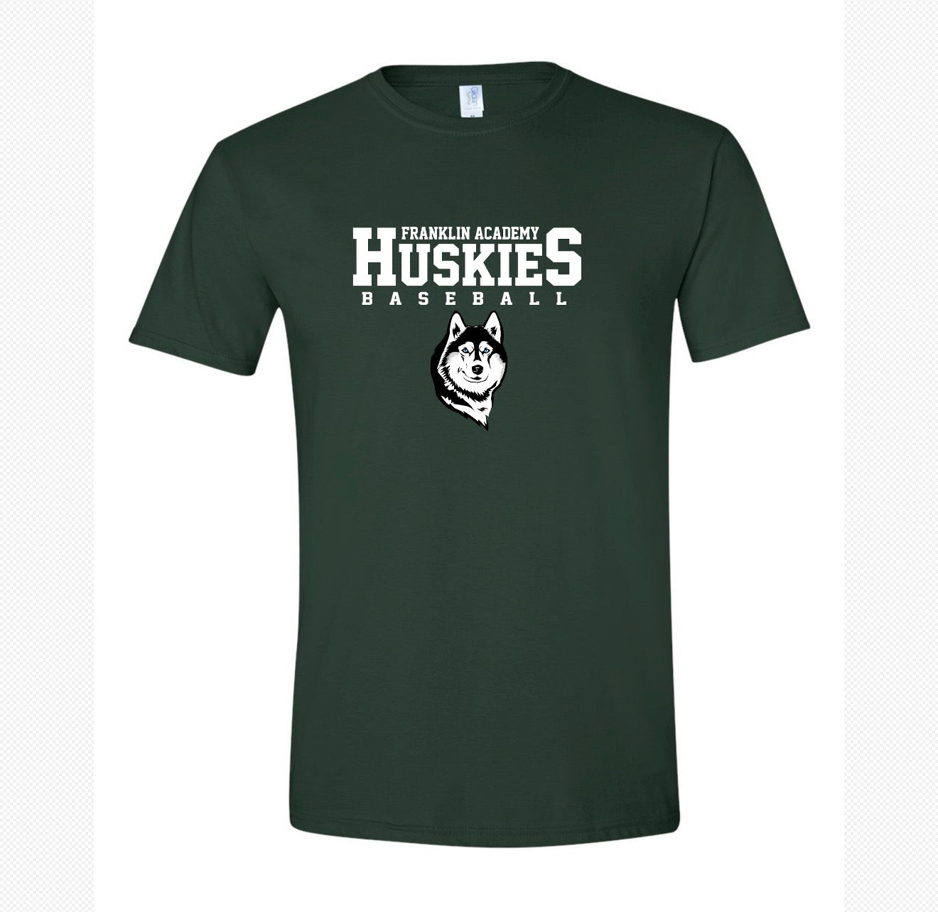 Franklin Academy Baseball Logo Gildan Softstyle® T-Shirt
