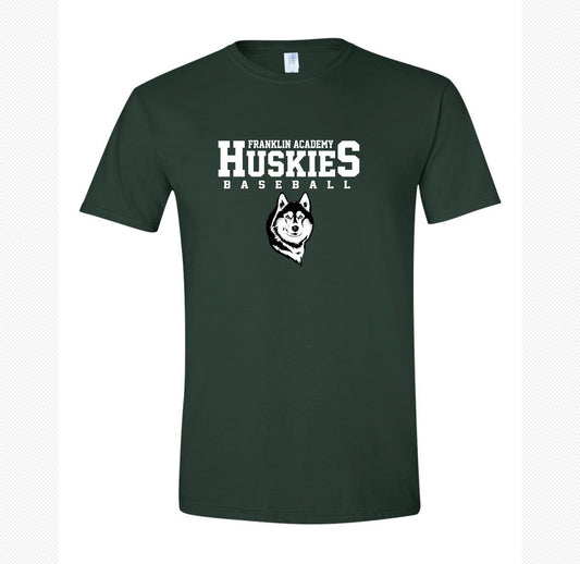 Franklin Academy Baseball Logo Gildan Softstyle® T-Shirt