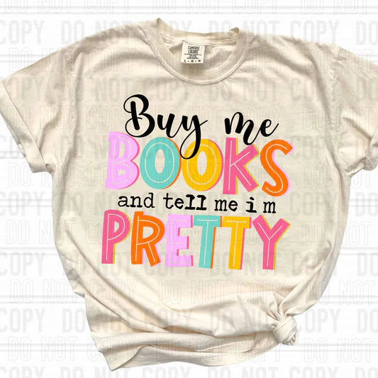 Buy Me Books and Call Me Pretty Comfort Colors Adult Heavyweight T-Shirt Ivory
