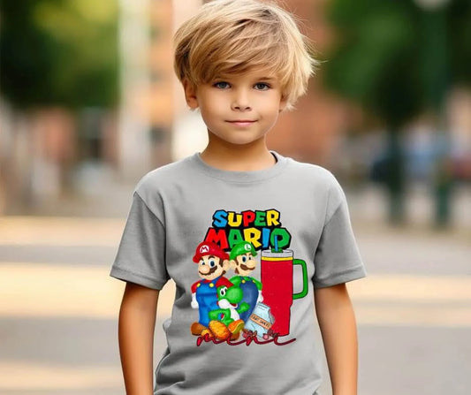 Mini Super Plumber Gildan Softstyle® T-Shirt Sport Grey