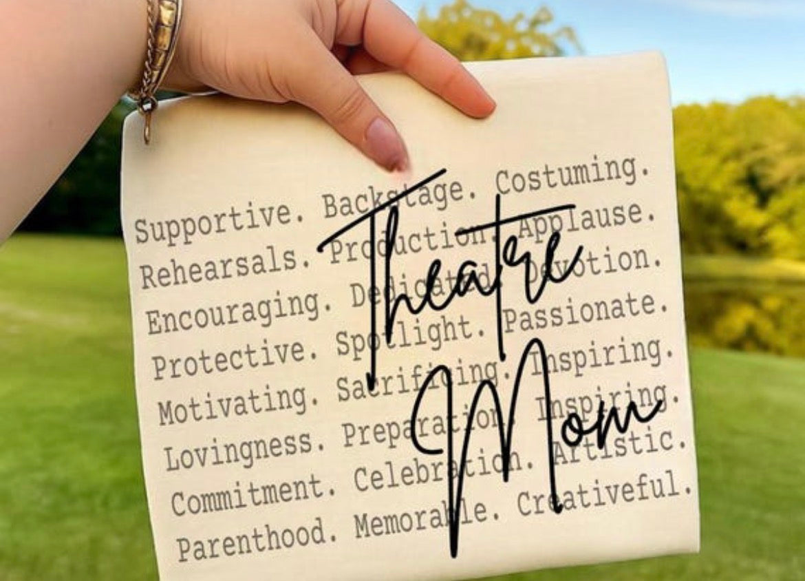 Theatre Mom Description Double Print Gildan Softstyle® T-Shirt Natural