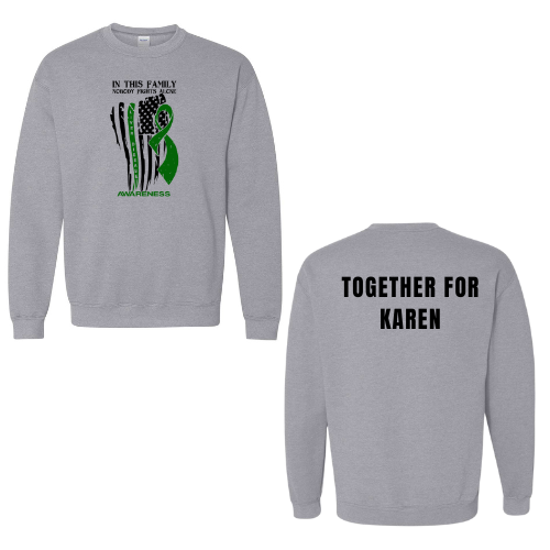 In This Family Double Print Gildan Heavy Blend™ 50/50 Fleece Crew