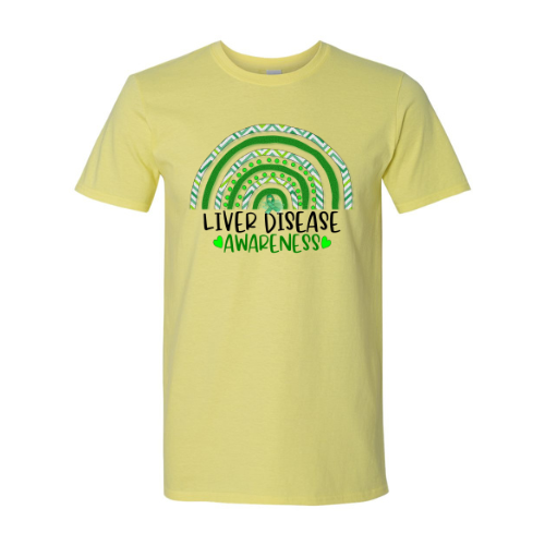 Liver Disease Rainbow Gildan Softstyle® T-Shirt