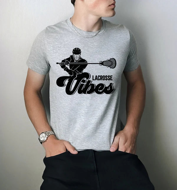 Lacrosse Vibes Gildan Softstyle® T-Shirt Sport Grey