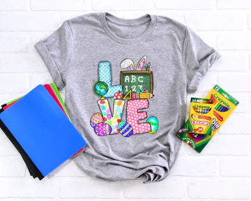 Love Easter Teacher Gildan Softstyle® T-Shirt Sport Grey