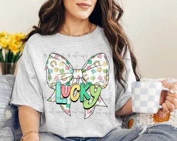 Lucky Bow Gildan Softstyle® T-Shirt Sport Grey