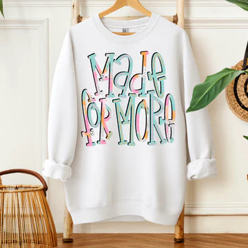 Made For More Gildan Unisex Heavy Blend™ Crewneck Sweatshirt White