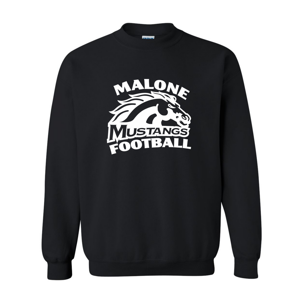 Malone Mustangs Gildan Unisex Heavy Blend™ Crewneck Sweatshirt