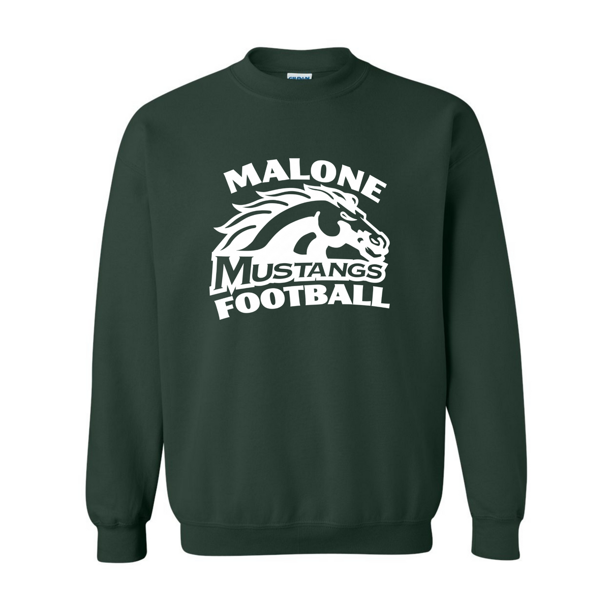 Malone Mustangs Gildan Unisex Heavy Blend™ Crewneck Sweatshirt