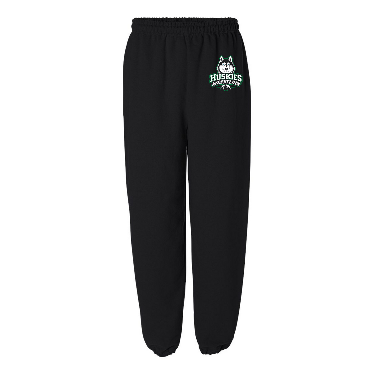 Malone Wrestling Green Design Heavy Blend™ Sweatpants Elastic Ankle