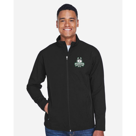 Malone Wrestling Green Design Leader Soft Shell Jacket