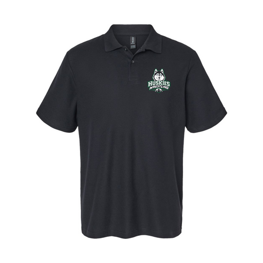 Malone Wrestling Green Design Unisex Softstyle® Pique Polo