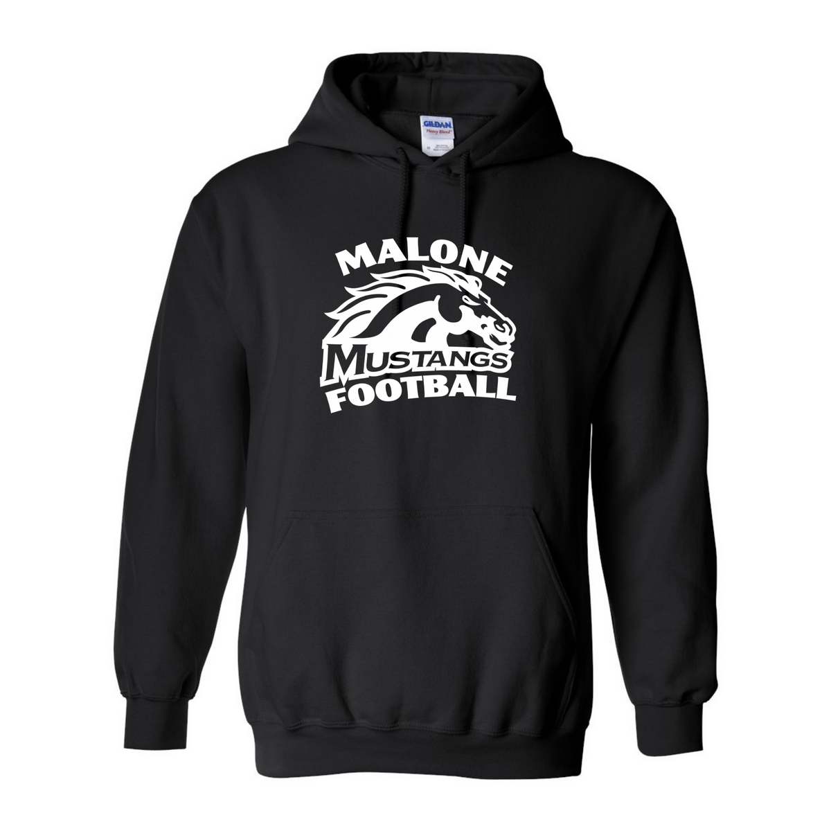 Malone Mustangs Gildan Unisex Heavy Blend™ Hooded Sweatshirt