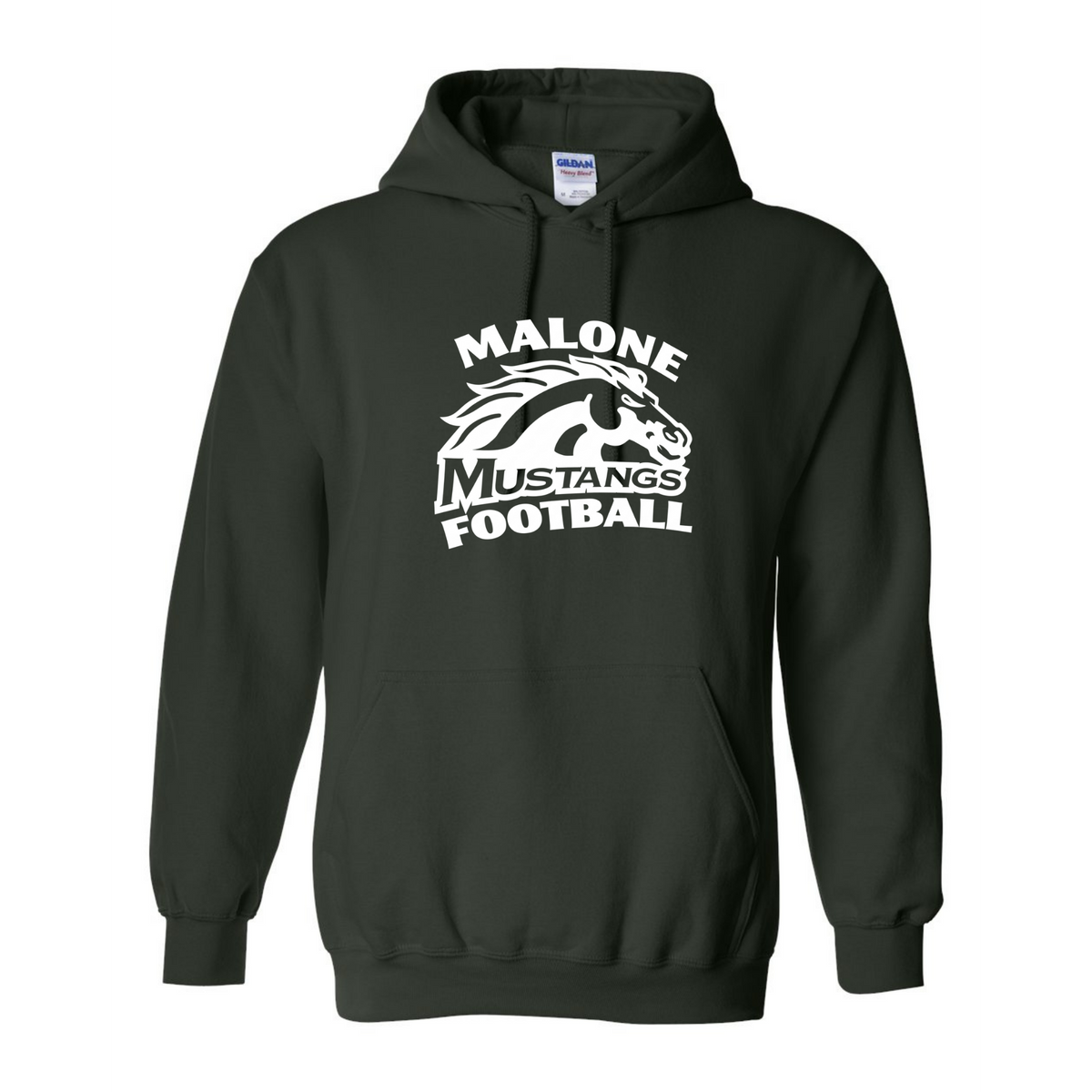Malone Mustangs Gildan Unisex Heavy Blend™ Hooded Sweatshirt