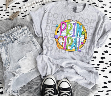 Pencil Stars Paper Principal Gildan Softstyle® T-Shirt Sport Grey