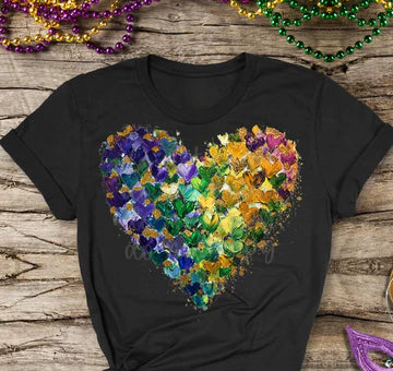 Rainbow Mini Paint Gildan Softstyle® T-Shirt Black