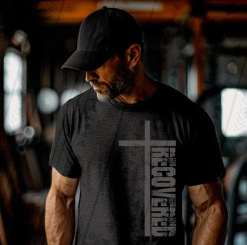 Recovered Cross Gildan Softstyle® T-Shirt Black