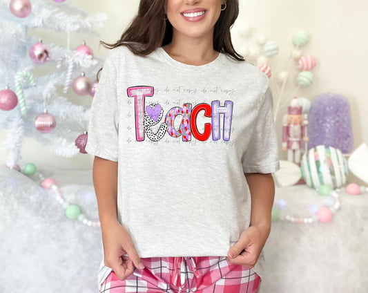 Teach Bella + Canvas Unisex Jersey T-Shirt Ash