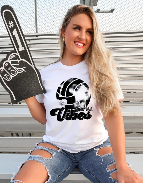 Volleyball Vibes Gildan Softstyle® T-Shirt White