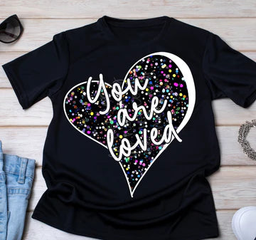 You Are Loved Gildan Softstyle® T-Shirt Black