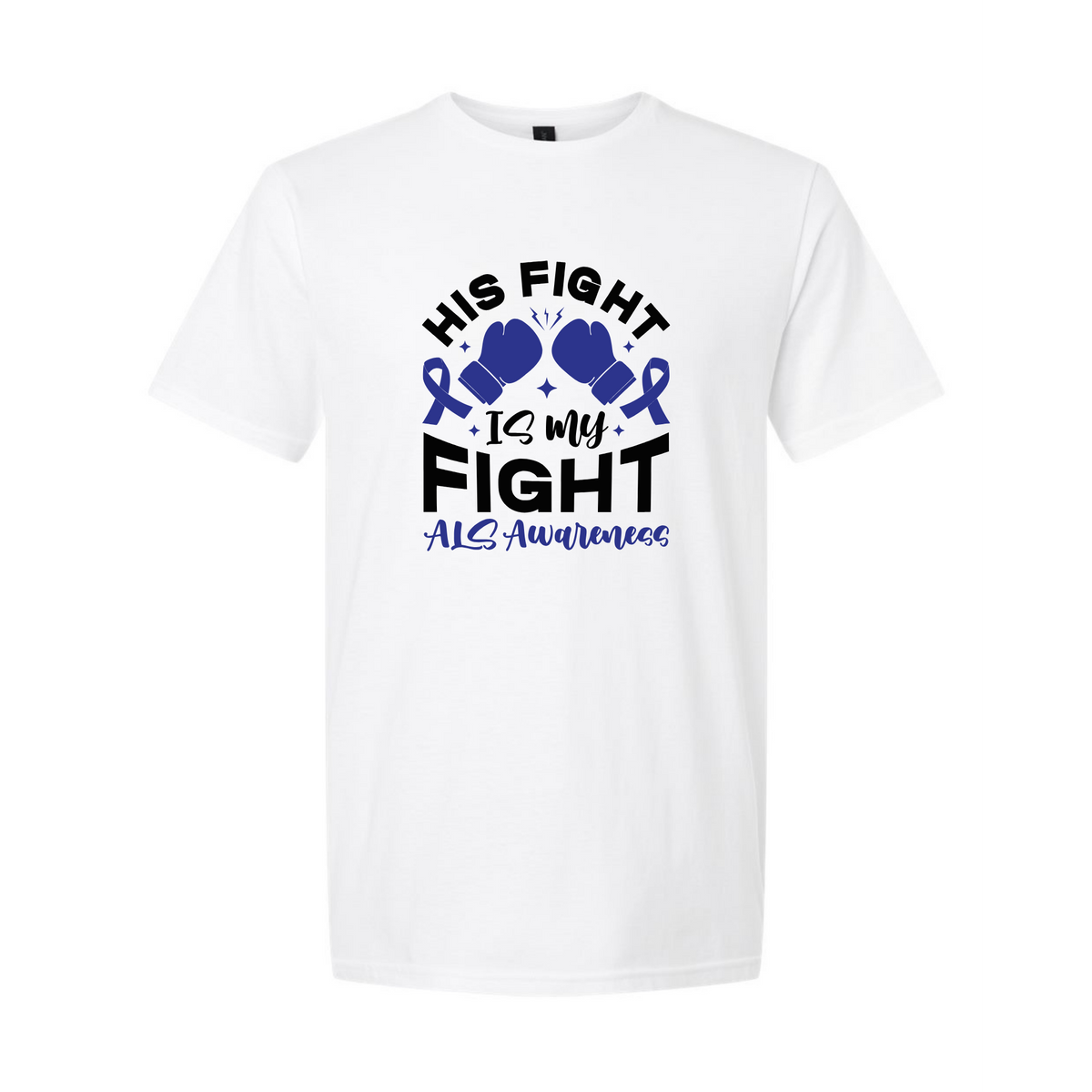 His Fight Is Our Fight Gildan Softstyle® T-Shirt White