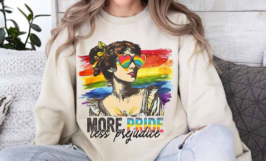 More Pride Gildan Heavy Blend™ 50/50 Fleece Crew White