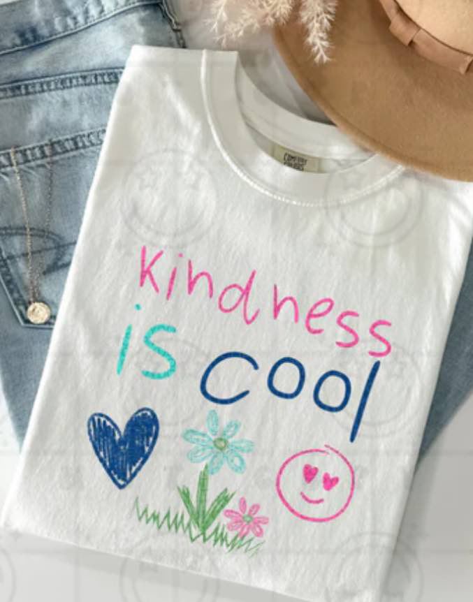 Kindness Is Cool Gildan Softstyle® T-Shirt White