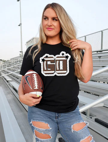 Go Football Gildan Softstyle® T-Shirt Black