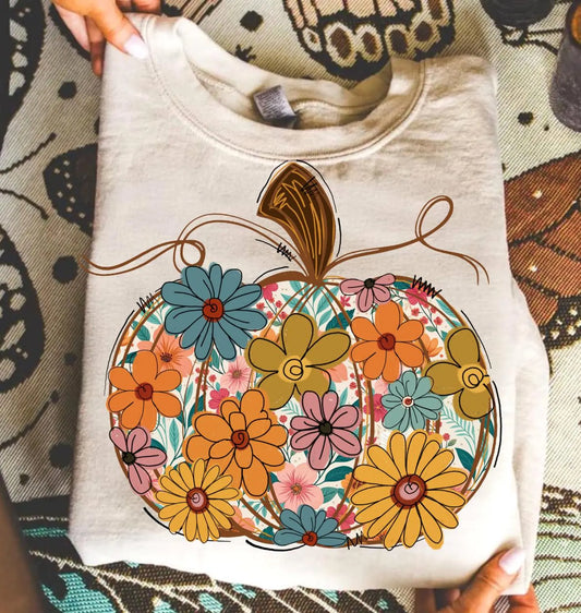 Base Ticket for Pumpkins and Presses - Floral Pumpkin Design