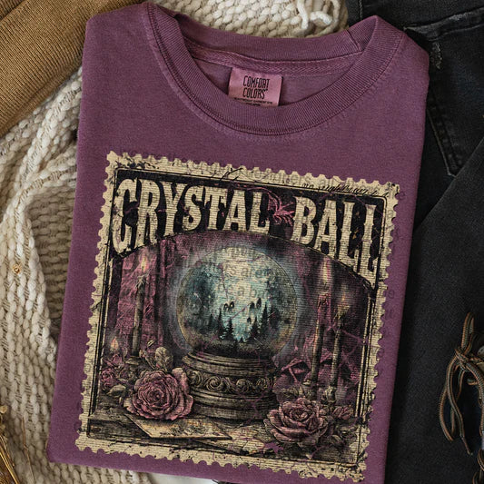 Crystal Ball Comfort Colors Adult Heavyweight T-Shirt Berry